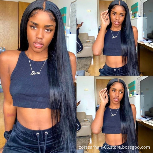 Remy Cuticle Aligned Wigs, Pre-Plucked Lace Front Wigs , 100% Brazilian Virgin Human Hair Wigs For Women